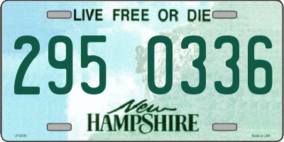 NH license plate 2950336