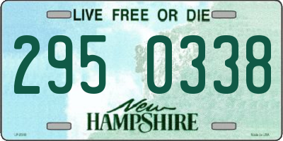 NH license plate 2950338