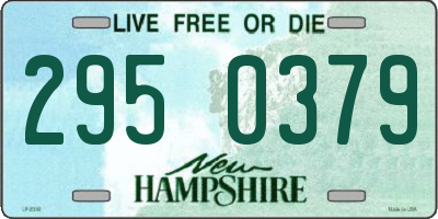 NH license plate 2950379
