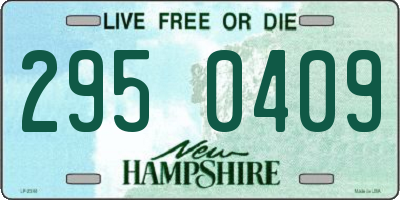 NH license plate 2950409