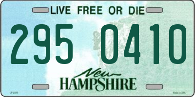 NH license plate 2950410