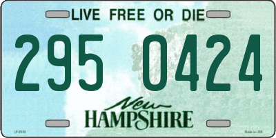 NH license plate 2950424