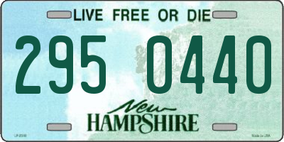 NH license plate 2950440
