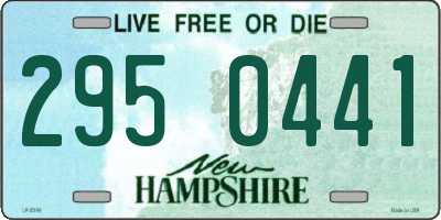 NH license plate 2950441