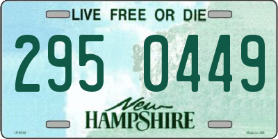 NH license plate 2950449