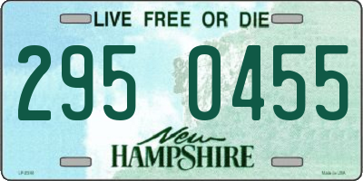 NH license plate 2950455