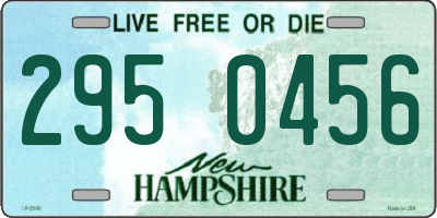 NH license plate 2950456