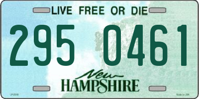 NH license plate 2950461