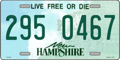 NH license plate 2950467