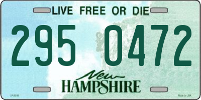 NH license plate 2950472