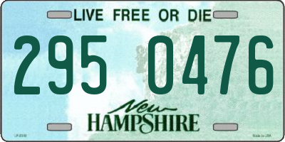 NH license plate 2950476