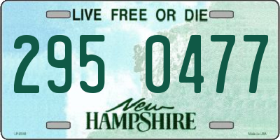NH license plate 2950477