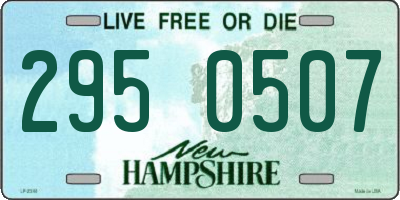 NH license plate 2950507