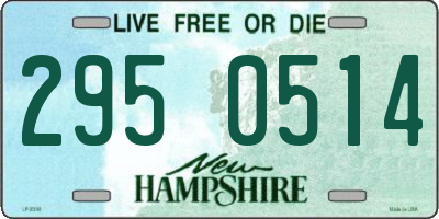 NH license plate 2950514