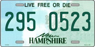 NH license plate 2950523