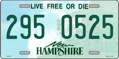 NH license plate 2950525