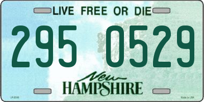 NH license plate 2950529