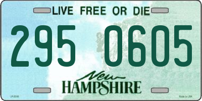 NH license plate 2950605