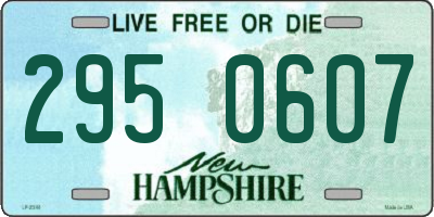 NH license plate 2950607