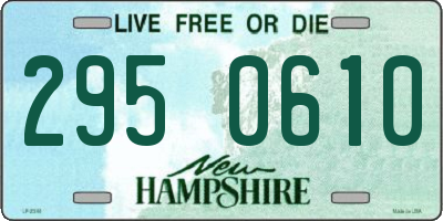 NH license plate 2950610