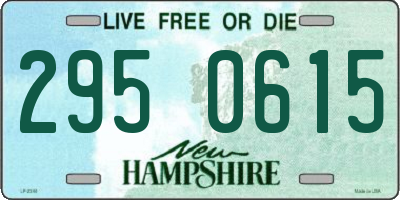 NH license plate 2950615