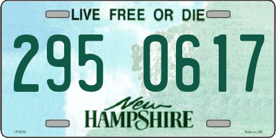 NH license plate 2950617