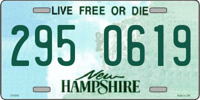 NH license plate 2950619