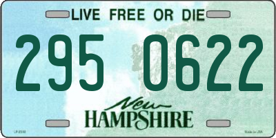 NH license plate 2950622