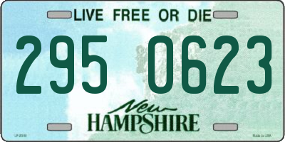NH license plate 2950623