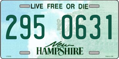 NH license plate 2950631