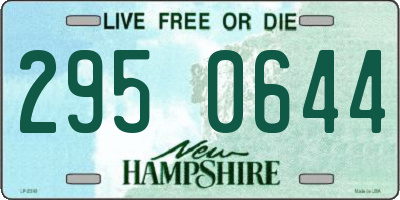 NH license plate 2950644