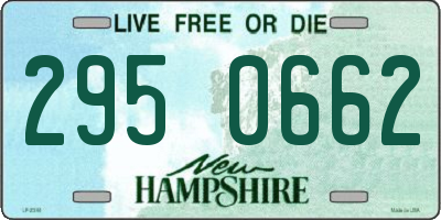 NH license plate 2950662