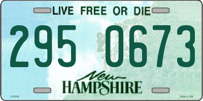 NH license plate 2950673