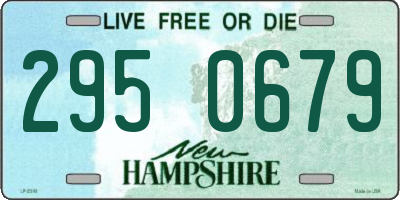 NH license plate 2950679
