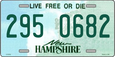 NH license plate 2950682