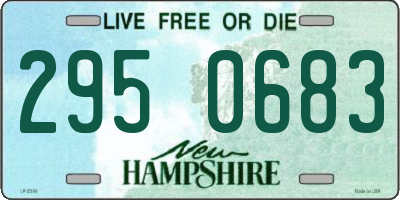 NH license plate 2950683