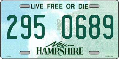 NH license plate 2950689