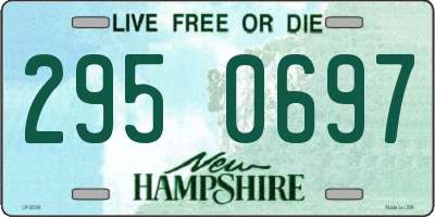NH license plate 2950697