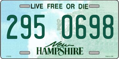NH license plate 2950698