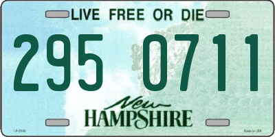 NH license plate 2950711