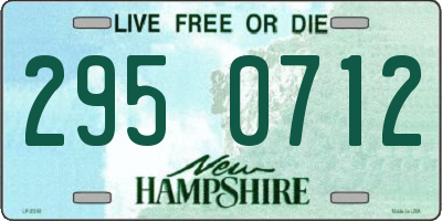NH license plate 2950712