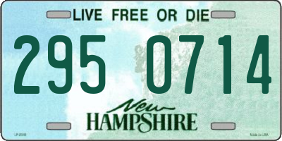 NH license plate 2950714