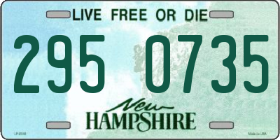 NH license plate 2950735