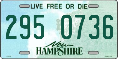 NH license plate 2950736