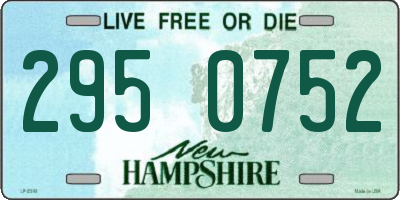 NH license plate 2950752