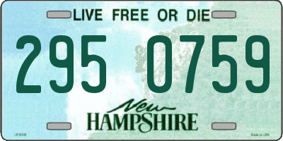 NH license plate 2950759