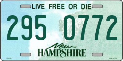 NH license plate 2950772