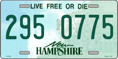 NH license plate 2950775