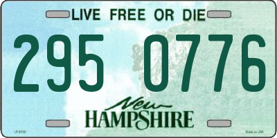 NH license plate 2950776