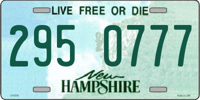 NH license plate 2950777